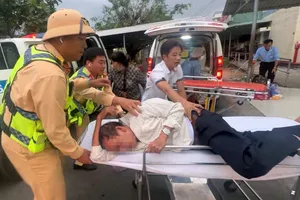 Ông N.L.V được đưa đến bệnh viện trong "thời gian vàng" nên đã tạm qua cơn nguy kịch. Ảnh: CACC