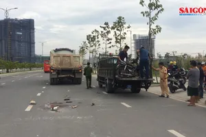 Va chạm với xe ben, nam thanh niên tử vong