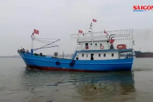 Đưa vào vận hành tàu cá vỏ thép lớn nhất Thừa Thiên - Huế