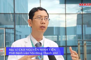 Bác sĩ Bệnh viện Nhi đồng Thành phố: Hiểu đúng về sốt và thuốc hạ sốt