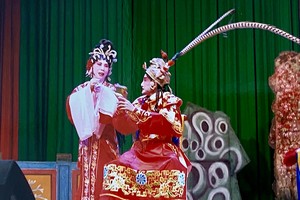 胡志明市统一粤剧团演戏贺佳节