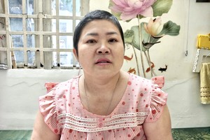 乳癌病人陈氏华求助。（图：陈氏华提供）