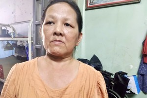 黎氏二盼社会帮助治病。黎氏二供图