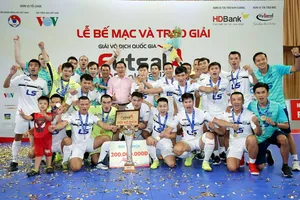 Thái Sơn Nam bảo vệ thành công ngôi vô địch. Ảnh: BẠCH DƯƠNG)