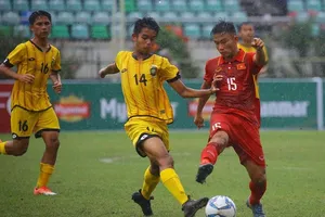 Đội U18 Việt Nam đã giành chiến thắng dễ dàng trước Brunei (ảnh: VFF)