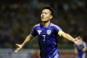 Đinh Thanh Trung, chân sút chủ lực của đội Quảng Nam. Ảnh: DŨNG PHƯƠNG