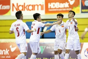 ĐT Futsal Việt Nam giữ hạng trong tốp 5 châu Á. Ảnh: BẠCH DƯƠNG