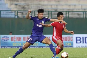 Becamex Bình Dương thắng dễ Bình Định. Ảnh: DŨNG PHƯƠNG