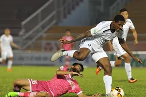 Đội TPHCM đang có những bước tiến mạnh mẽ tại V-League 2018. Ảnh: NGUYỄN NHÂN