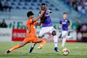 Hà Nội nhanh chóng gượng dậy bằng chiến thắng cách biệt trước Đà Nẵng. Ảnh: MINH HOÀNG