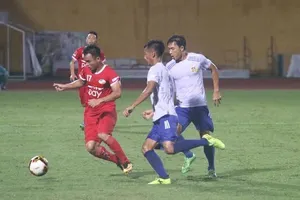 Viettel đã có chiến thắng quan trọng trước CLB Huế. Ảnh: HỮU THỊNH