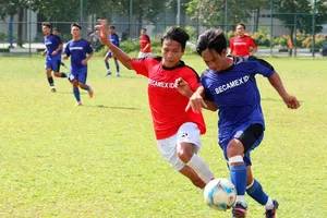 Xác định 4 cặp đấu vòng Tứ kết giải bóng đá TP mới Bình Dương 2018