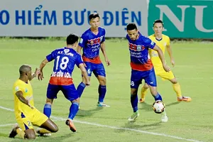 Đội Cần Thơ đang ở cuối bảng xếp hạng. Ảnh: DƯƠNG THU