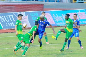 Cần Thơ tiếp tục chìm ở vị trí cuối bảng. Ảnh: DƯƠNG THU