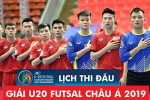 Đội U20 futsal Việt Nam chuẩn bị cho giải châu Á. (Ảnh: Anh Trần, Hữu Vi)