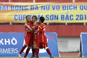 Đội TPHCM I thắng cách biệt 4-0 trước TKS.Việt Nam. Ảnh: DŨNG PHƯƠNG