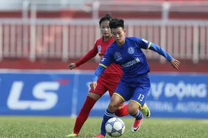 TKS.Việt Nam thắng dễ PP.Hà Nam trong trận đấu ở vòng 14. Ảnh: DŨNG PHƯƠNG