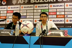 HLV Tang Cheng Hoe muốn cùng Malaysia giành chiến thắng ở lượt đi