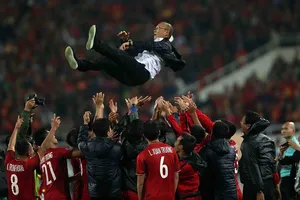 Ông Park đang sở hữu dàn cầu thủ chấn lượng nhờ sự đầu tư, chung sức từ nhiều phía. Ảnh: DŨNG PHƯƠNG