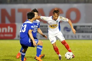 HA.GL sớm vô địch trước lượt trận cuối. Ảnh: NGUYỄN NHÂN