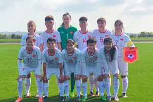 Đội U19 nữ Việt Nam. Ảnh: Đoàn Nhật