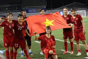 Các cô gái vàng của bóng đá Việt Nam. Ảnh: Đông Huyền