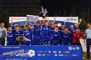 K.Sài Gòn - Minh Cảnh, vô địch SPL-S2. Ảnh: Anh Trần