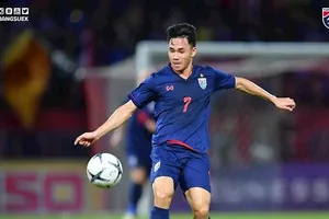 Supachok, một trong những trụ cột của U23 Thái Lan 