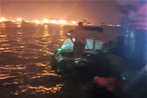 Bộ đội biên phòng TPHCM cứu sống 2 người dân trên sông Đồng Nai