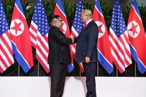 Tổng thống Mỹ cho biết, ông và Kim Jong-un sẽ gặp nhau lần nữa vào ngày 27 và 28-2 tại Việt Nam. Ảnh: Getty Images