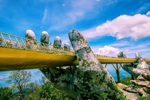 Golden Bridge, an attraction in Da Nang City.