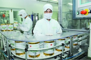 The production of dairy products at Nutifood. (Photo: SGGP)