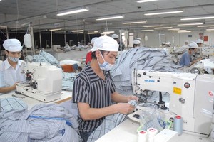 Garment industry has seen a decrease in the number of export orders. (Photo: SGGP)