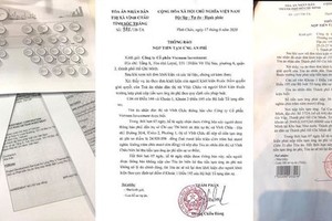 Contracts and petitions for debt collection at court. (Photo: SGGP)