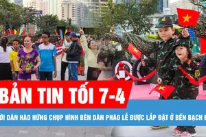 Bản tin tối 7-4: Người dân hào hứng chụp hình bên dàn pháo lễ được lắp đặt ở bến Bạch Đằng; Doanh nghiệp cần sẵn sàng kịch bản Mỹ không giảm thuế đối ứng