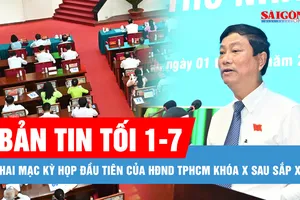 Bản tin tối 1-7: Khai mạc kỳ họp đầu tiên của HĐND TPHCM khóa X sau sắp xếp