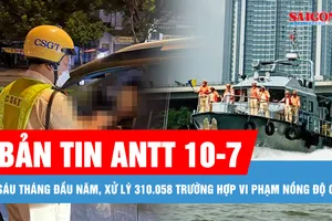 Bản tin ANTT 10-7: Bắt Phó Chủ tịch UBND tỉnh Thanh Hóa Lê Đức Giang; 310.058 trường hợp vi phạm nồng độ cồn trong 6 tháng
