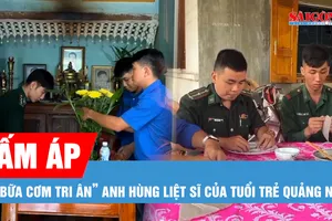 Tuổi trẻ Quảng Ngãi tri ân các anh hùng liệt sĩ