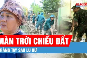 Trắng tay sau lũ dữ