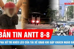 Bản tin ANTT 8-8: Pha nhanh trí của tài xế Grab khi gặp khách ngáo đá; Vạch trần chiêu thức lừa đảo mới
