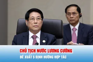 Podcast bản tin tối 1-11: Chủ tịch nước Lương Cường đề xuất 5 định hướng hợp tác