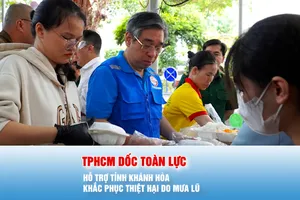 Podcast bản tin tối 23-11: TPHCM dốc toàn lực hỗ trợ tỉnh Khánh Hòa khắc phục thiệt hại do mưa lũ