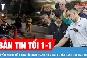 Bản tin tối 1-1: Tuyến metro số 1 quá tải, dịp Tết Dương lịch 2026; Tạm giữ hình sự nam thanh niên lao xe vào cảnh sát giao thông