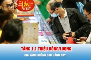 Podcast bản tin trưa 9-1: Giá vàng miếng SJC sáng nay tăng 1,1 triệu đồng/lượng