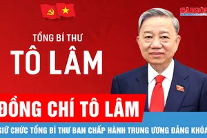Đồng chí Tô Lâm giữ chức Tổng Bí thư Ban Chấp hành Trung ương Đảng khóa XIV