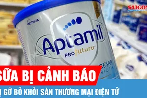 Sữa bị cảnh báo bị gỡ khỏi sàn thương mại điện tử