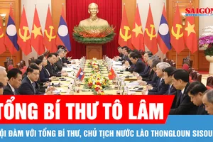 Tổng Bí thư Tô Lâm hội đàm với Tổng Bí thư, Chủ tịch nước Lào Thongloun Sisoulith
