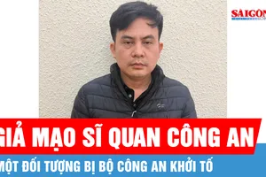 Giả mạo sĩ quan công an, một đối tượng bị Bộ Công an khởi tố