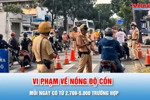 Podcast bản tin chiều 6-2: Mỗi ngày có từ 2.700-5.000 trường hợp vi phạm về nồng độ cồn