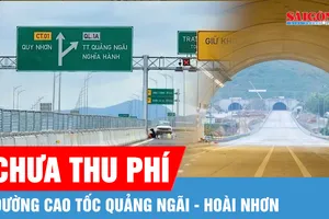 Lộ trình lưu thông vào đường cao tốc Quảng Ngãi - Hoài Nhơn